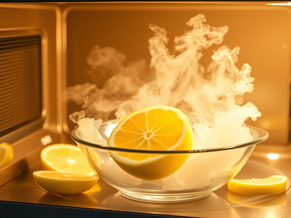 🍋 How to Clean a Microwave with Lemon